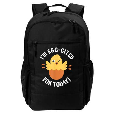 Egg-Cited Hatching Chick Design Funny Easter Chicks Backpack