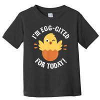 Egg-Cited Hatching Chick Design Funny Easter Chicks Toddler T-Shirt