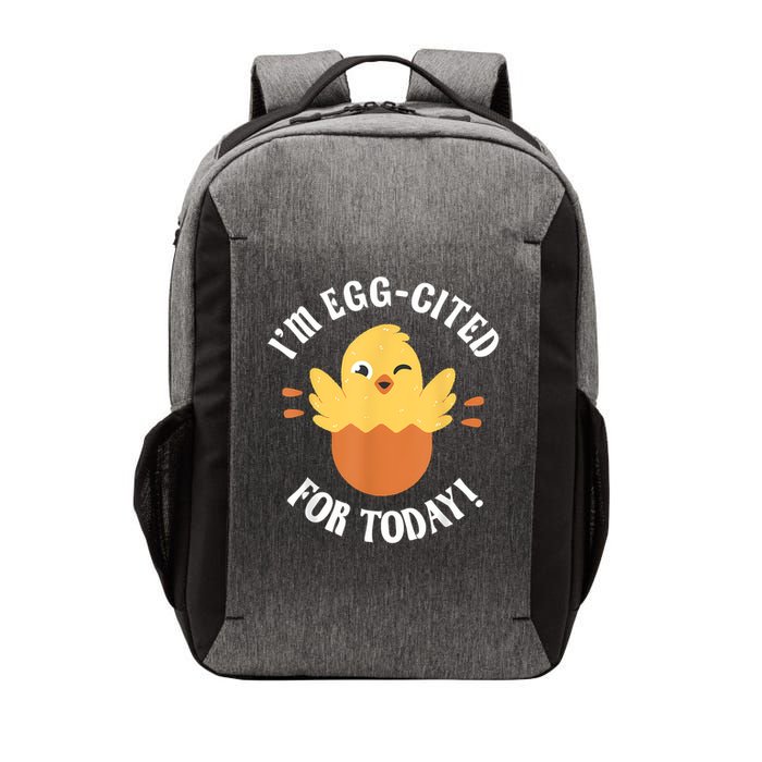 Egg-Cited Hatching Chick Design Funny Easter Chicks Vector Backpack