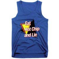 Eat Hot Chip And Lie Funny Tank Top