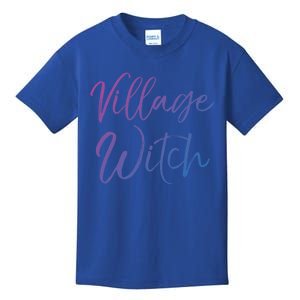 Easy Halloween Costume Cute Funny Village Witch Gift Kids T-Shirt