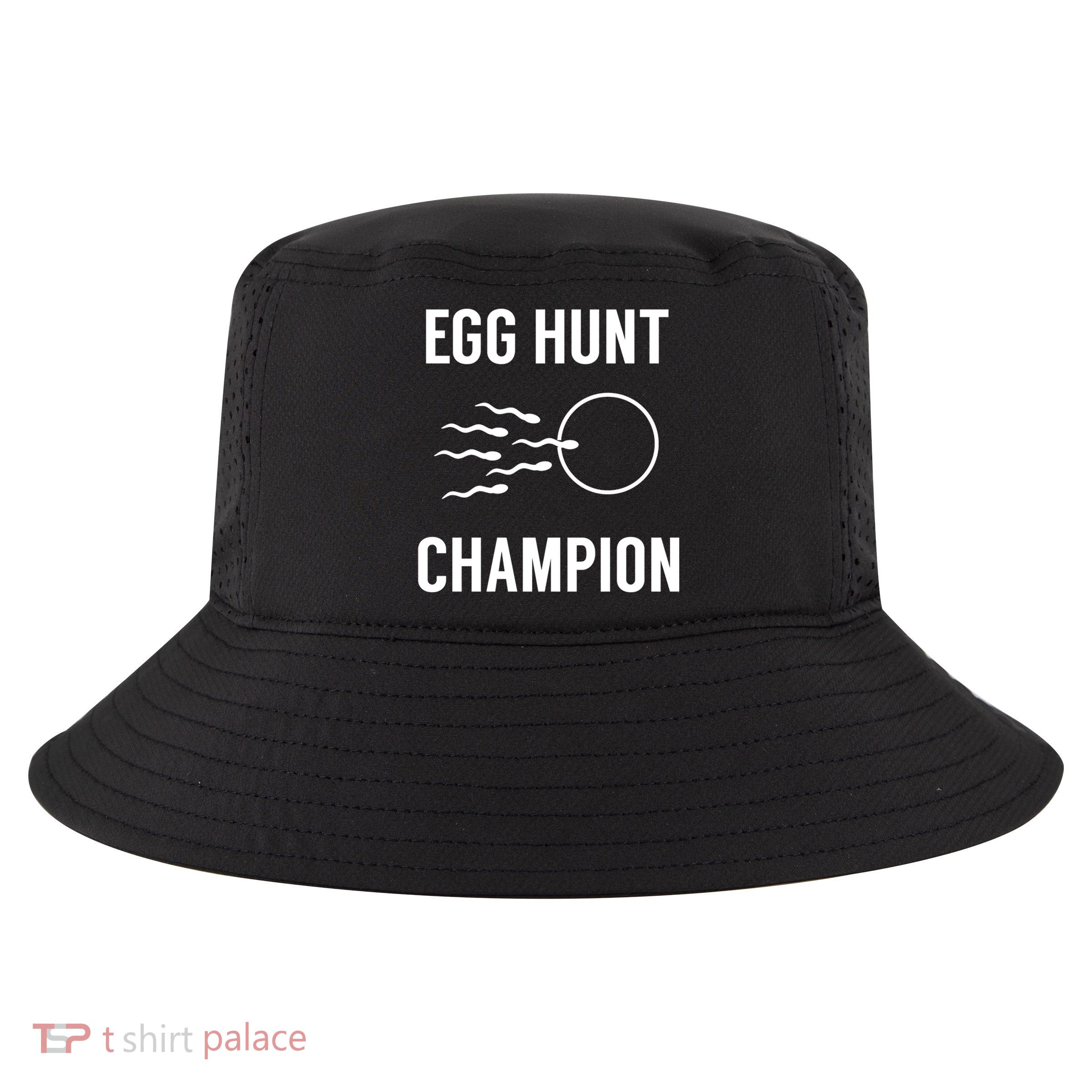 Egg Hunt Champion Gift Funny Dad Easter Pregnancy Announcement Gift Cool Comfort Performance Bucket Hat