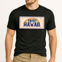Enjoy Hawaii Car Plate Cooling Performance Crew T-Shirt