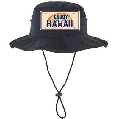 Enjoy Hawaii Car Plate Bucket Hat