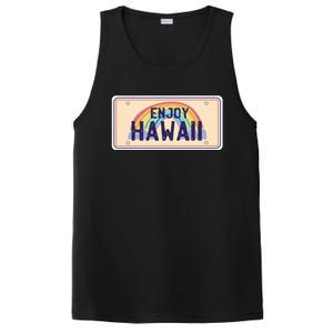 Enjoy Hawaii Car Plate PosiCharge Competitor Tank