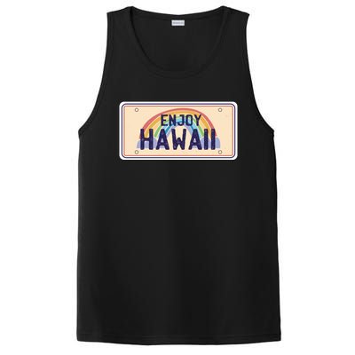 Enjoy Hawaii Car Plate PosiCharge Competitor Tank