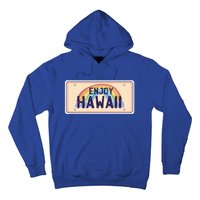 Enjoy Hawaii Car Plate Hoodie