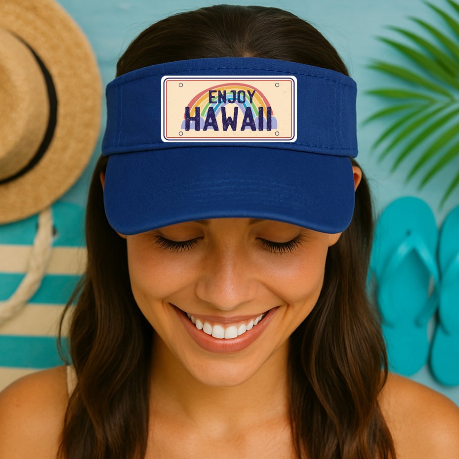Enjoy Hawaii Car Plate Visor