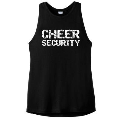 Easy Halloween Costume For Parents Lazy Dad Cheer Security Ladies PosiCharge Tri-Blend Wicking Tank