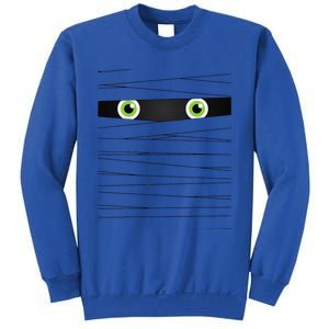 Easy Halloween Costume Mummy Wrap Face Sweatshirt