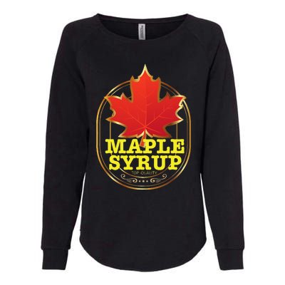 Easy Halloween Costume Maple Syrup Funny Group Costume Womens California Wash Sweatshirt