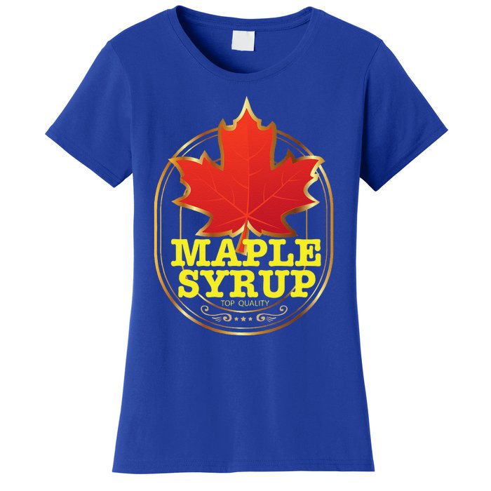 Easy Halloween Costume Maple Syrup Funny Group Costume Women's T-Shirt