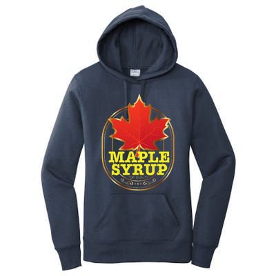 Easy Halloween Costume Maple Syrup Funny Group Costume Women's Pullover Hoodie