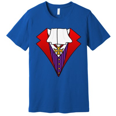 Easy Halloween Costumes Dracula Tuxedo Vampire Costume Premium T-Shirt