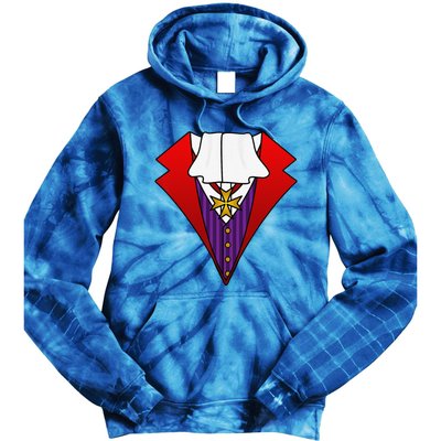 Easy Halloween Costumes Dracula Tuxedo Vampire Costume Tie Dye Hoodie