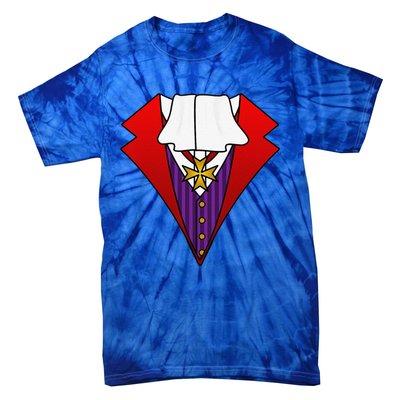 Easy Halloween Costumes Dracula Tuxedo Vampire Costume Tie-Dye T-Shirt