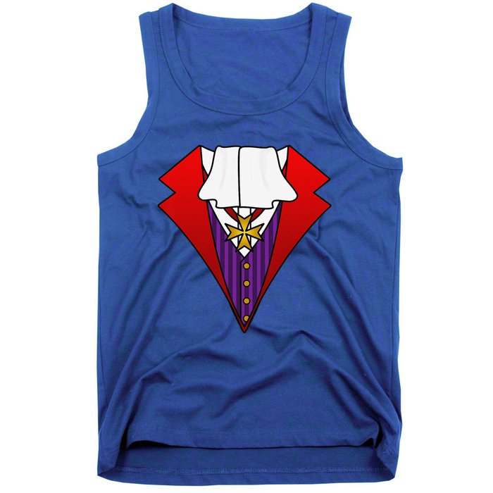 Easy Halloween Costumes Dracula Tuxedo Vampire Costume Tank Top