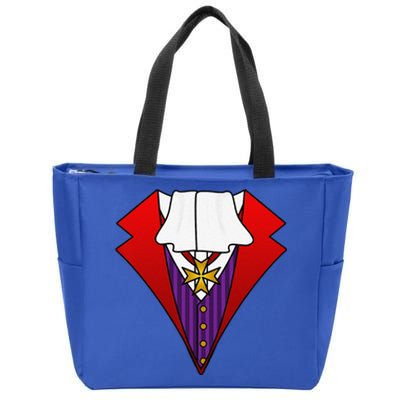 Easy Halloween Costumes Dracula Tuxedo Vampire Costume Zip Tote Bag