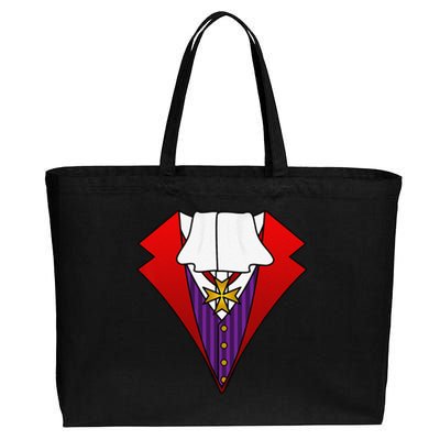 Easy Halloween Costumes Dracula Tuxedo Vampire Costume Cotton Canvas Jumbo Tote