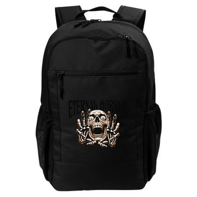 Eternal Horror Creepy Skeleton Screaming Dark Horror Spooky Backpack