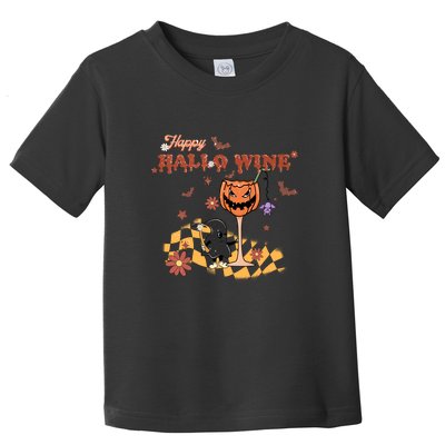 Easy Halloween Costumes Ideas Happy Hallo Wine Halloween Gift Toddler T-Shirt