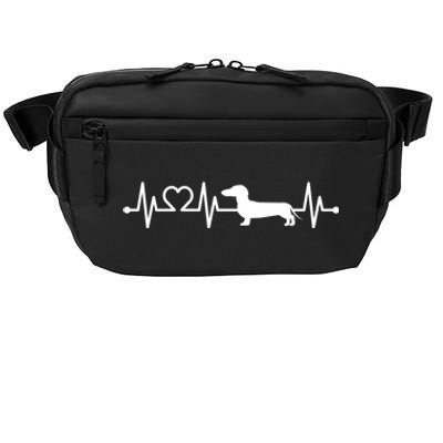 Ecg Heartbeat Dachshund Dackel Teckel For Dog Owners Gift Crossbody Pack