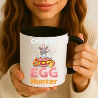 Egg Hunter Dabbing Rabbit Design Easter Egg Cool Gift Mug