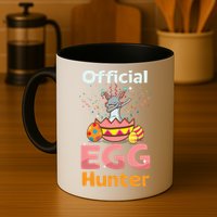 Egg Hunter Dabbing Rabbit Design Easter Egg Cool Gift Mug