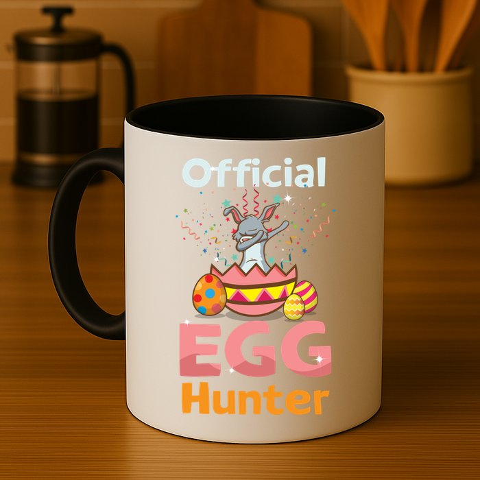 Egg Hunter Dabbing Rabbit Design Easter Egg Cool Gift Mug