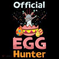 Egg Hunter Dabbing Rabbit Design Easter Egg Cool Gift Flatbill Hat