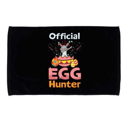 Egg Hunter Dabbing Rabbit Design Easter Egg Cool Gift Microfiber Hand Towel