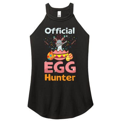 Egg Hunter Dabbing Rabbit Design Easter Egg Cool Gift Women's Perfect Tri Rocker Tank