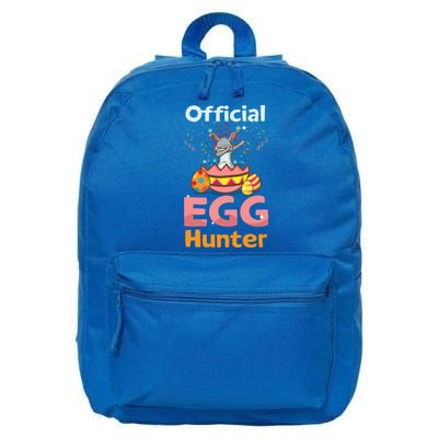 Egg Hunter Dabbing Rabbit Design Easter Egg Cool Gift 16 in Basic Backpack
