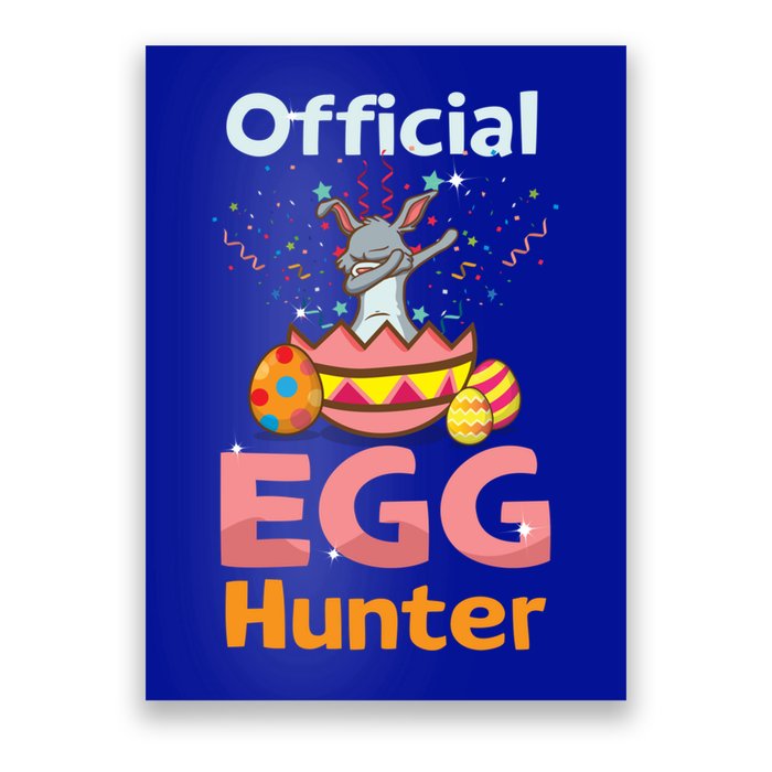 Egg Hunter Dabbing Rabbit Design Easter Egg Cool Gift Poster