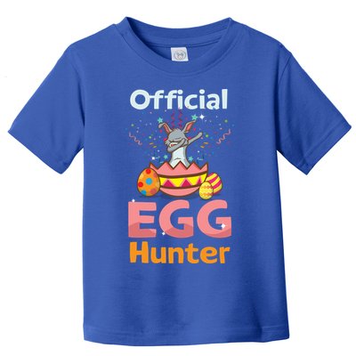 Egg Hunter Dabbing Rabbit Design Easter Egg Cool Gift Toddler T-Shirt