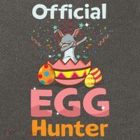 Egg Hunter Dabbing Rabbit Design Easter Egg Cool Gift Cotton Canvas Backpack