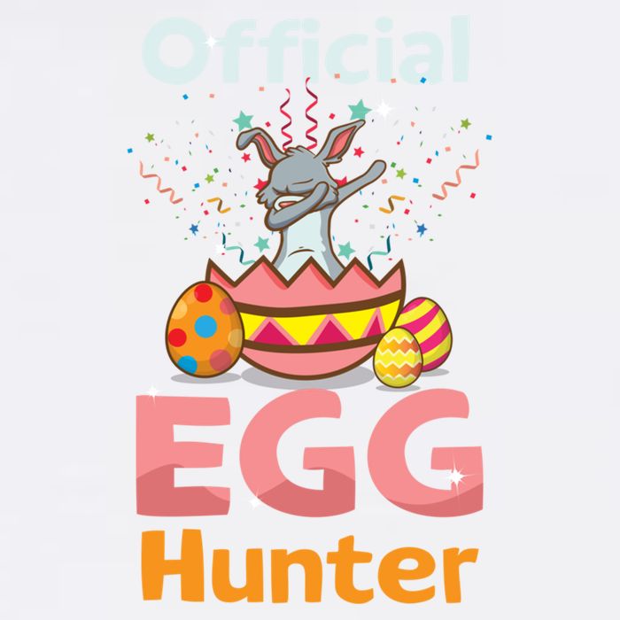 Egg Hunter Dabbing Rabbit Design Easter Egg Cool Gift Garment-Dyed Sweatshirt