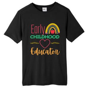 Early Hood Educator Preschool Teacher Funny Gift Tall Fusion ChromaSoft Performance T-Shirt