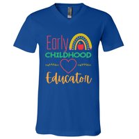 Early Hood Educator Preschool Teacher Funny Gift V-Neck T-Shirt