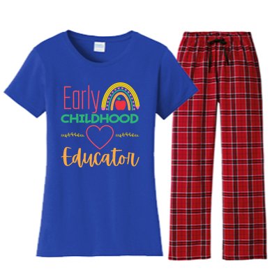 Early Hood Educator Preschool Teacher Funny Gift Women's Flannel Pajama Set