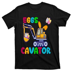 EggsCavator Happy Easter Funny Excavator Hunting Egg T-Shirt