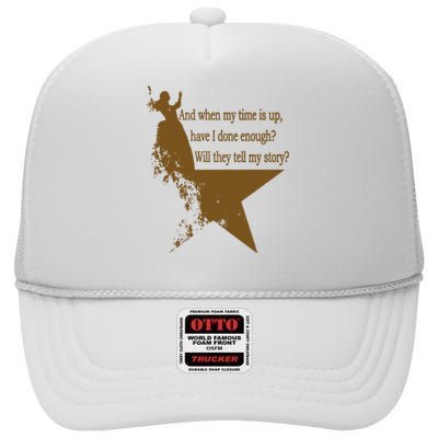 Eliza Hamilton High Crown Mesh Back Trucker Hat