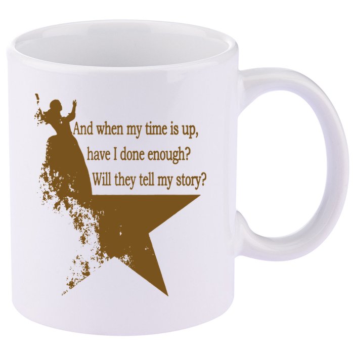 Eliza Hamilton 11oz C Handle Ceramic Mug