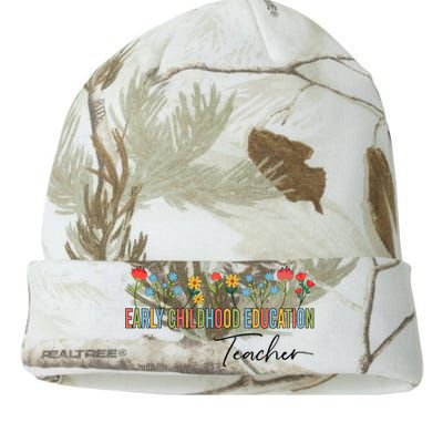 Early Hood Education Teacher Wildflowers Back To School Meaningful Gift Kati Licensed 12" Camo Beanie