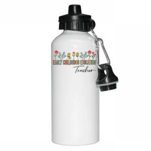 Early Hood Education Teacher Wildflowers Back To School Meaningful Gift Aluminum Water Bottle