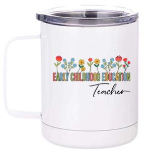 Early Hood Education Teacher Wildflowers Back To School Meaningful Gift 12 oz Stainless Steel Tumbler Cup