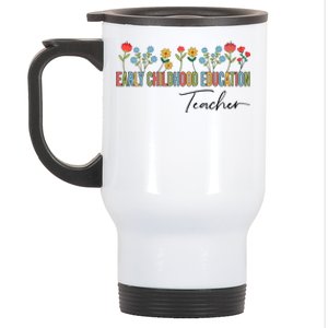 Early Hood Education Teacher Wildflowers Back To School Meaningful Gift Stainless Steel Travel Mug