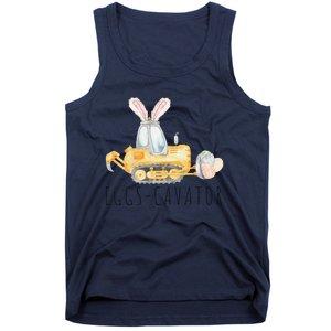 Eggscavator Happy Easter Funny Excavator Hunting Egg Tank Top