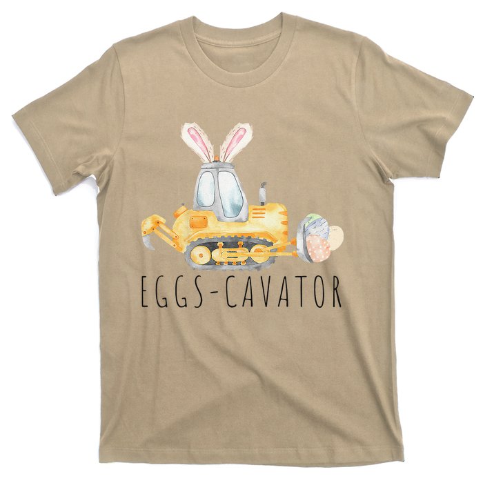 Eggscavator Happy Easter Funny Excavator Hunting Egg T-Shirt