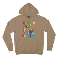 EggsCavator Happy Easter Funny Excavator Hunting Egg Copy Hoodie